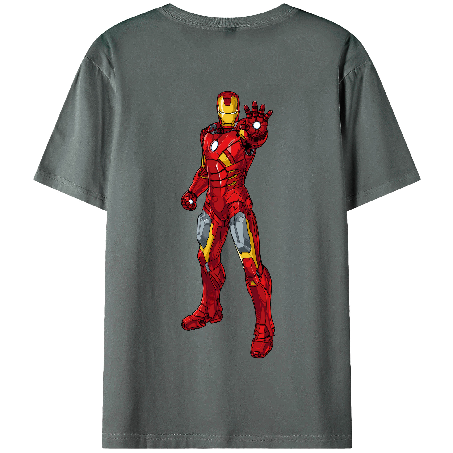 （画像用） アベンジャーズ The Avengers 綿100％半袖Tシャツ（背面プリント）